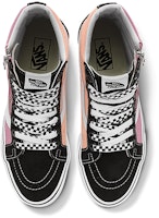 Vans SK8 HI 重新發行側拉鍊 高筒 滑板鞋 男女皆宜 粉紅色 Shop Vans SK8 HI 重新發行側拉鍊 高筒 滑板鞋 男女皆宜 粉紅色