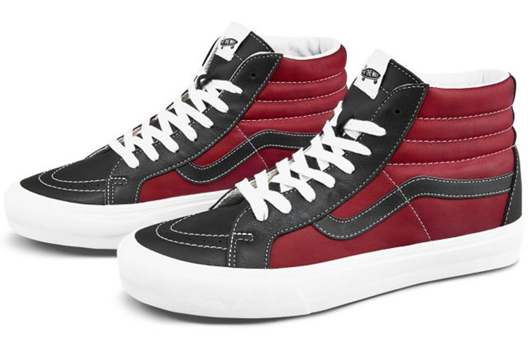 Order 반스 SK8-Hi 리이슈 Vlt LX '블랙 레드' VN0A4BVH22C