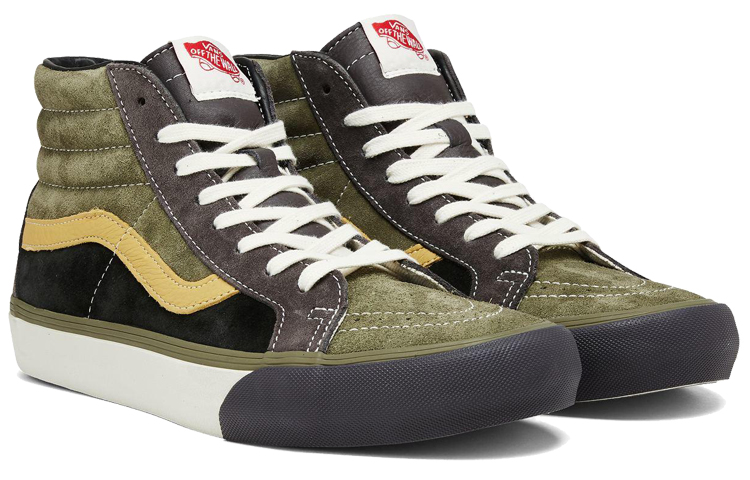 Shop Vans Vault SK8-Hi Reissue VLT LX Hijau VN0A4BVHVYM1