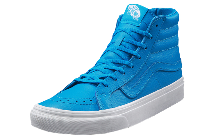 Vans SK8-Hi Slim Neon Leather Neon Blue 圖 2