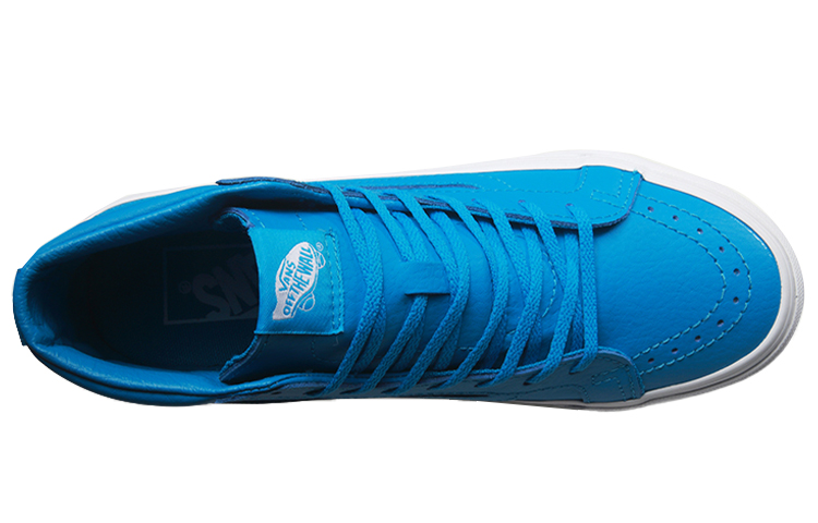 Vans SK8-Hi Slim Neon Leather Neon Blue 圖 3