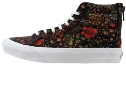 Vans SK8-Hi スリムジップ 花柄レザー (multi) VN000XH8JR1 Details for Vans SK8-Hi スリムジップ 花柄レザー (multi) VN000XH8JR1