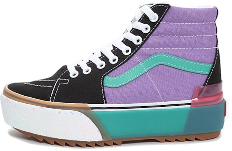 Vans SK8-Hi マルチカラー 紫緑黒 VN0A4BTWVYF Buy Vans SK8-Hi マルチカラー 紫緑黒 VN0A4BTWVYF