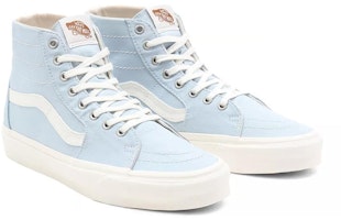 Vans SK8 HI Tapered 帆布 休閒 高幫 板鞋 男女同款 藍色 Lookbook Vans SK8 HI Tapered 帆布 休閒 高幫 板鞋 男女同款 藍色