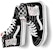 Vans Ua SK8-HI Tapered Kasut Kanvas Tinggi Unisex DIY Hitam Kasual Skateboard VN0A4U16U7B