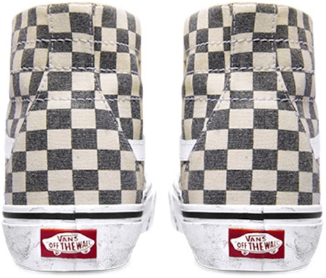 Vans SK8-HI Tapered Gris/Blanco Ajedrez Desgastado VN0A4U16HQE Purchase Vans SK8-HI Tapered Gris/Blanco Ajedrez Desgastado VN0A4U16HQE