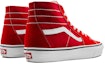 Shop Vans Sk8-Hi Tapered Zapatillas Altas Antideslizantes Unisex Rojo Blanco Skate Casual VN0A4U16JV6
