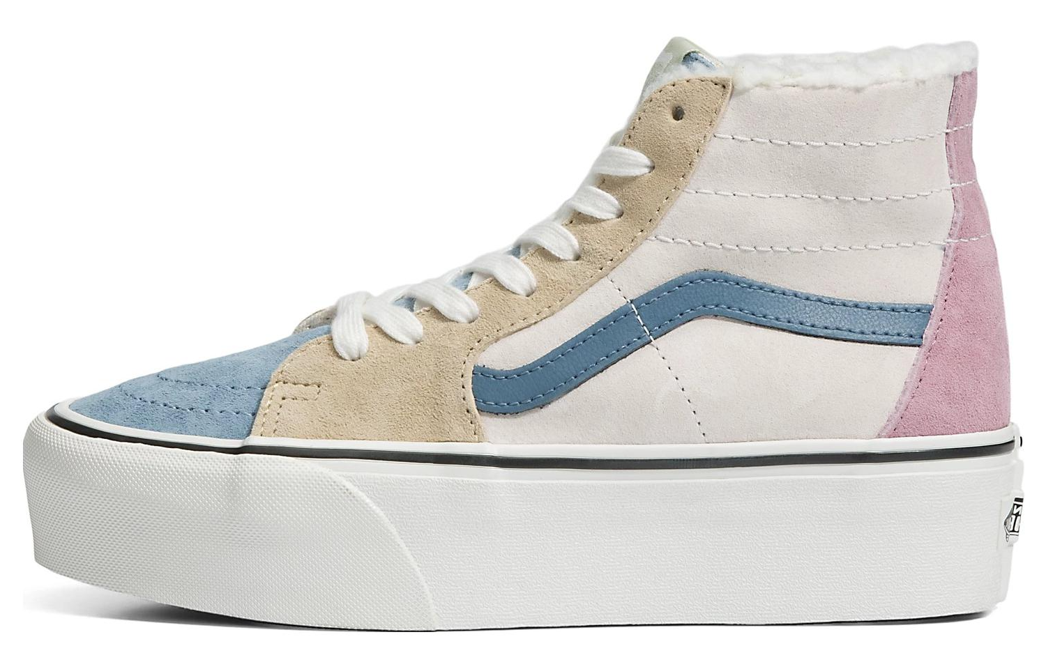 Buy Vans SK8 HI Tapered Stackform Kasut 'Putih Biru Merah Jambu' VN0A7Q5PMUL