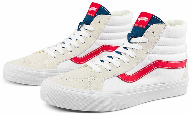 Vans SK8-HI Reissue Vr3 LX 'White Red' VN0A5EE3B77 Order Vans SK8-HI Reissue Vr3 LX 'White Red' VN0A5EE3B77