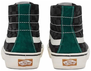 Vans SK8 HI VR3 復古潮流 防滑耐磨 高筒 滑板鞋 男女同款 黑灰綠 Purchase Vans SK8 HI VR3 復古潮流 防滑耐磨 高筒 滑板鞋 男女同款 黑灰綠