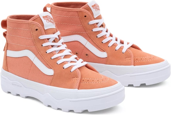 Vans SK8 HI Sentry WC 防滑耐磨 高筒 滑板鞋 男女款 橘白 Lookbook Vans SK8 HI Sentry WC 防滑耐磨 高筒 滑板鞋 男女款 橘白