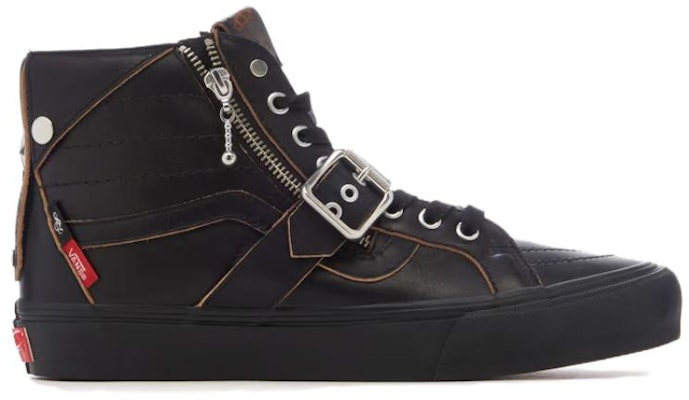Vans SK8 HI x Shane Gonzales Reissue Shoes 'Black Red' VN0A7Y14BKA1 Order Vans SK8 HI x Shane Gonzales Reissue Shoes 'Black Red' VN0A7Y14BKA1