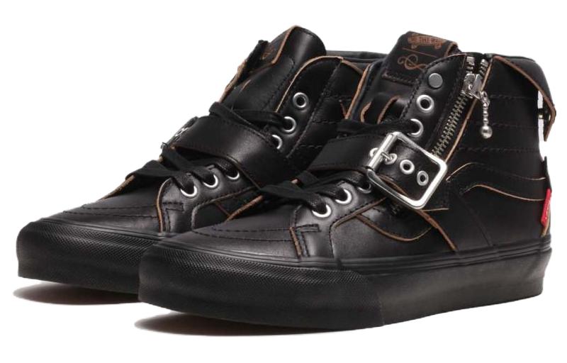 Lookbook Vans SK8 HI x Shane Gonzales Sepatu Reissue 'Hitam Merah' VN0A7Y14BKA1