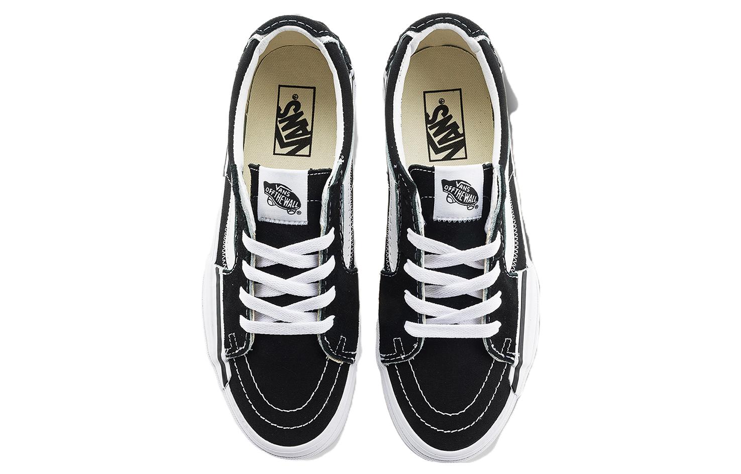 Lookbook Vans SK8-LOW 黒白 (Vans SK8-LOW Kokubyaku) VN0009QSBZW
