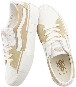 Vans Sk8-Low Rekonstruksi 'Beige Putih' VN0009QSCNI Shop Vans Sk8-Low Rekonstruksi 'Beige Putih' VN0009QSCNI