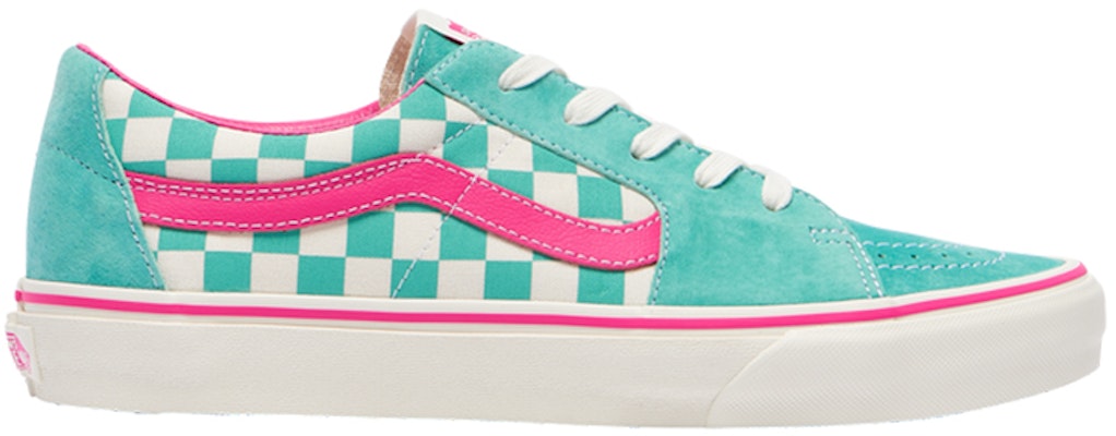 Vans Sk8-Low 'Teal Pink Checkerboard' Wanita Lelaki Kasut VN0A4UUK6A0 Order Vans Sk8-Low 'Teal Pink Checkerboard' Wanita Lelaki Kasut VN0A4UUK6A0