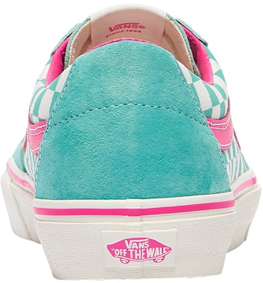 Vans Sk8-Low 'Teal Pink Checkerboard' Wanita Lelaki Kasut VN0A4UUK6A0 Lookbook Vans Sk8-Low 'Teal Pink Checkerboard' Wanita Lelaki Kasut VN0A4UUK6A0