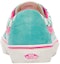Lookbook Vans Sk8-Low 'Teal Pink Checkerboard' Wanita Lelaki Kasut VN0A4UUK6A0