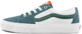 Vans SK8-Low Kasut Rendah Skateboard Unisex Putih Hijau VN0A5KXDBLG
