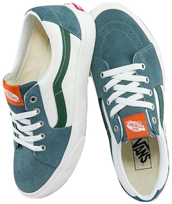 Vans SK8-Low Kasut Rendah Skateboard Unisex Putih Hijau VN0A5KXDBLG Shop Vans SK8-Low Kasut Rendah Skateboard Unisex Putih Hijau VN0A5KXDBLG