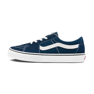 Vans SK8-Low Breathable Lightweight Wear-resistant Low Tops Casual Skateboarding Shoes Unisex Blue