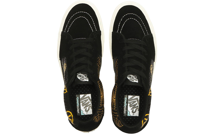 Shop Vans SK8-Low ComfyCush Negro/Amarillo VN0A4UVC4CT