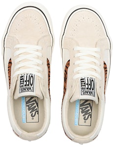 Vans SK8 LOW Reissue SF 虎紋拼接 休閒 低筒 板鞋 男女同款 米白 Shop Vans SK8 LOW Reissue SF 虎紋拼接 休閒 低筒 板鞋 男女同款 米白