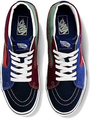 Kasut Vans Sk8-Mid Hitam/Merah VN0A3WM32PJ Lookbook Kasut Vans Sk8-Mid Hitam/Merah VN0A3WM32PJ