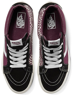 Vans SK8-Mid Reissue 'Black/Port Royale' VN0A391FTEW Shop Vans SK8-Mid Reissue 'Black/Port Royale' VN0A391FTEW