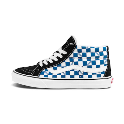 Vans Sk8-mid Checkerboard Blue/White