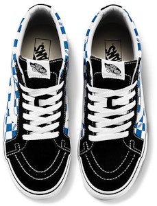 Vans Sk8-Mid 蓝白棋盘格 VN0A3MV85I5 Lookbook Vans Sk8-Mid 蓝白棋盘格 VN0A3MV85I5