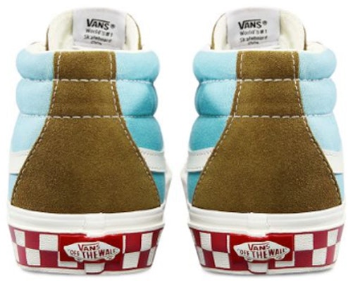 Vans SK8-Mid Reissue 'Cyan/Coklat' VN0A391FWQ6 Shop Vans SK8-Mid Reissue 'Cyan/Coklat' VN0A391FWQ6
