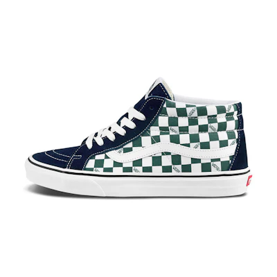 Vans Sk8-mid Checkerboard Green/White