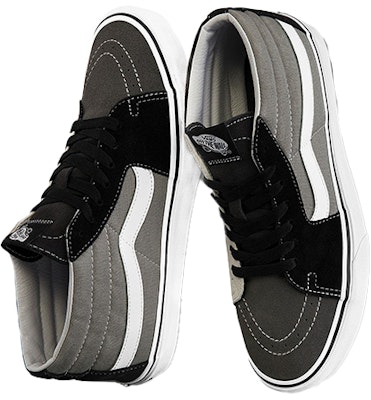 Vans SK8-Mid Black/White/Grey VN0A3WM32PD Shop Vans SK8-Mid Black/White/Grey VN0A3WM32PD