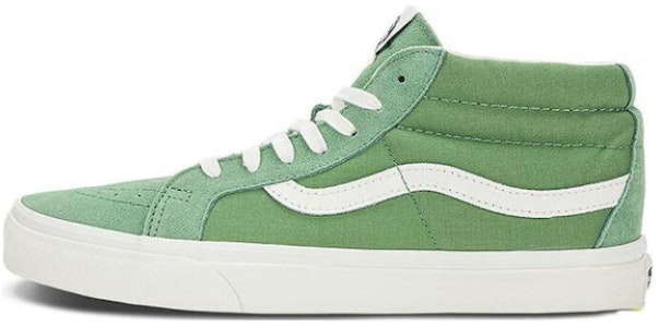 Vans 圓頭繫帶 耐磨減震 中筒 滑板鞋 男女同款 綠色 Buy Vans 圓頭繫帶 耐磨減震 中筒 滑板鞋 男女同款 綠色