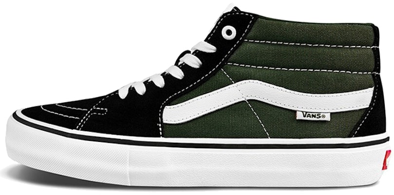 Vans Sk8 Mid Green/Black VN0A347U2MC Buy Vans Sk8 Mid Green/Black VN0A347U2MC