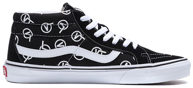 Vans SK8 MID Logo圖案 中筒 滑板鞋 男女款 黑白 Order Vans SK8 MID Logo圖案 中筒 滑板鞋 男女款 黑白