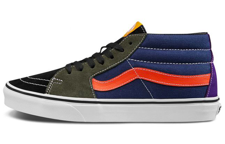 Vans MIX MATCH SK8MID 'Black Red Blue' VN0A3WM3TBZ