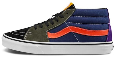 Vans MIX MATCH SK8MID 'Black Red Blue' VN0A3WM3TBZ Vans MIX MATCH SK8MID 'Black Red Blue' VN0A3WM3TBZ