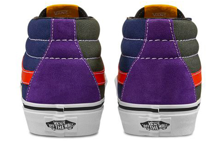 Shop Vans MIX MATCH SK8MID 'Hitam Merah Biru' VN0A3WM3TBZ