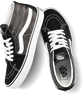 Vans SK8-Mid拼接中帮休闲滑板鞋男女款黑色 VN0A3WM324R Shop Vans SK8-Mid拼接中帮休闲滑板鞋男女款黑色 VN0A3WM324R