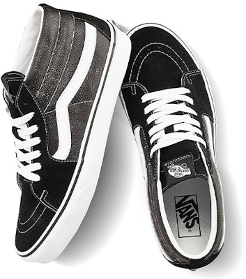 Vans SK8-Mid Splicing Mid Tops Casual Skateboarding Shoes Unisex Black VN0A3WM324R Shop Vans SK8-Mid Splicing Mid Tops Casual Skateboarding Shoes Unisex Black VN0A3WM324R