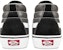 Vans SK8-Mid Splicing Kasut Skateboard Kasual Unisex Hitam VN0A3WM324R