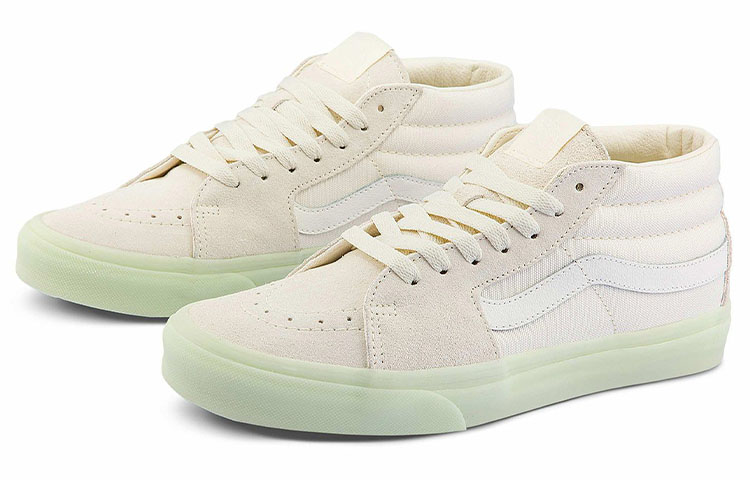 Lookbook Vans SK8 MID ''Wit'' VN0A3WM3ABE