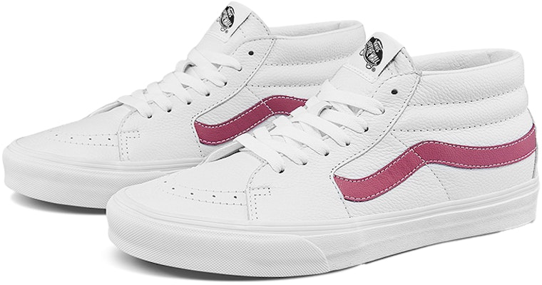 Vans Unisex Sk8-Mid Mid-Top Sneakers White/Red VN0A3WM3B84 Order Vans Unisex Sk8-Mid Mid-Top Sneakers White/Red VN0A3WM3B84