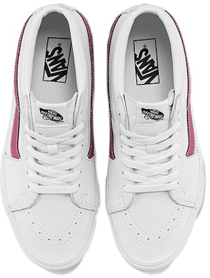 Vans Unisex Sk8-Mid Mid-Top Sneakers White/Red VN0A3WM3B84 Lookbook Vans Unisex Sk8-Mid Mid-Top Sneakers White/Red VN0A3WM3B84