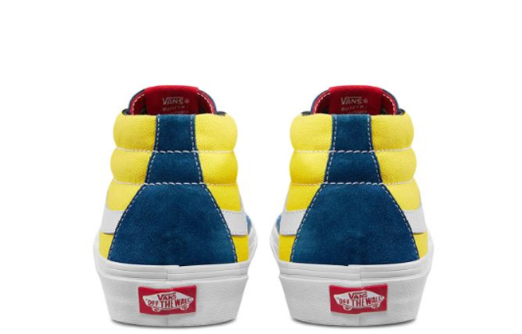 Lookbook Vans SK8 Mid 'Kuning Biru' VN0A3WM3VP7(YC)