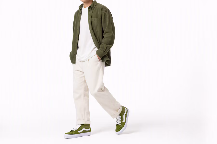 Vans SK8 MID 防滑耐磨 中筒 滑板鞋 男女同款 軍綠色 Order Vans SK8 MID 防滑耐磨 中筒 滑板鞋 男女同款 軍綠色