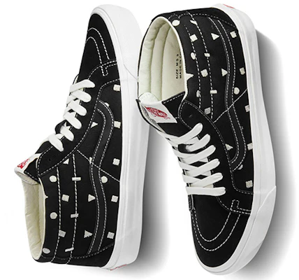 Vans OG SK8-Mid LX 黑色几何图案鞋 VN0A4BVCVZ7 Lookbook Vans OG SK8-Mid LX 黑色几何图案鞋 VN0A4BVCVZ7