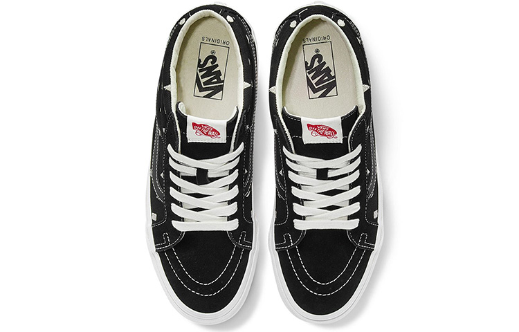 Shop Vans OG SK8-Mid LX 黑色几何图案鞋 VN0A4BVCVZ7